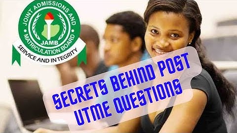 post utme past questions and answers- biology #jambresult #postutme