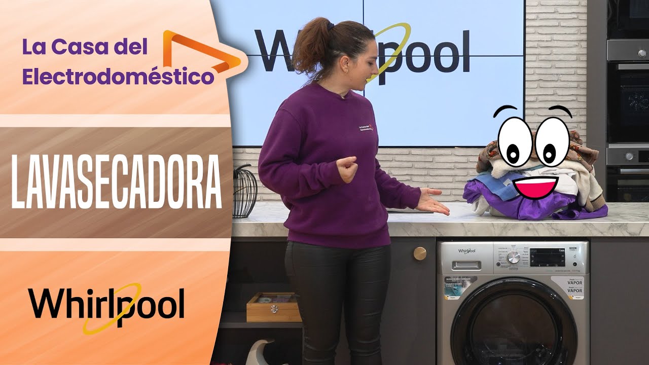 🌞💧 Whirlpool lavasecadora | FFWDD 1174269 SBV SPT