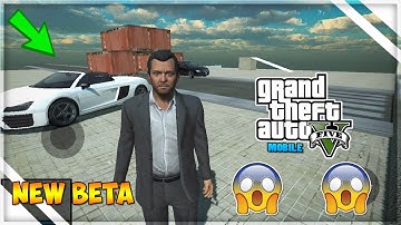 NEW BETA: GTA V ANDROID / MOBILE BETA BY UNITY | ANDROID GAMEPLAY (FAN MADE)