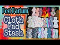 My Complete Post Partum Cloth Pad Stash