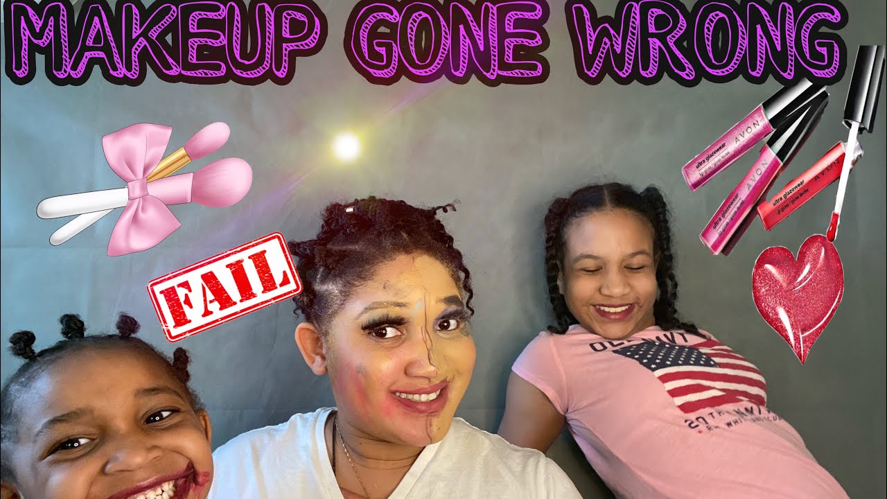 MAKEUP TUTORIAL GONE WRONG with the kids *SCARY* YouTube
