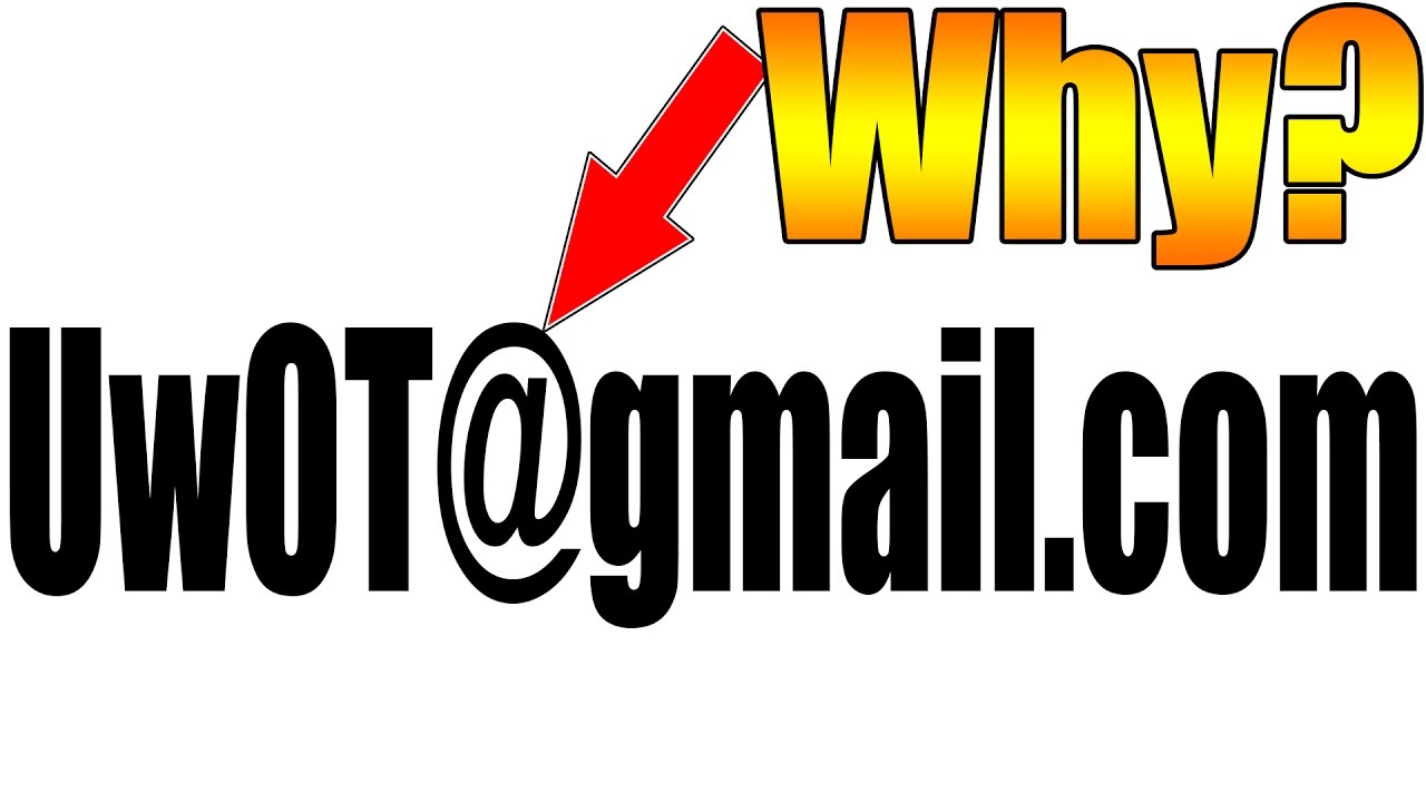 WHY DO EMAILS HAVE AN IN THEM YouTube