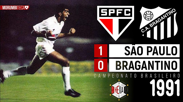 São Paulo 1x0 Bragantino - 1991 - MÁRIO TILICO DECIDE E DÁ A VANTAGEM NA GRANDE FINAL!
