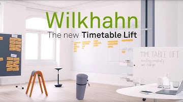 Mobile meeting table - Timetable Lift from Wilkhahn