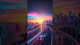 Neon Nights & Empty Pockets ⚡ Retro Synth Rock #shorts
