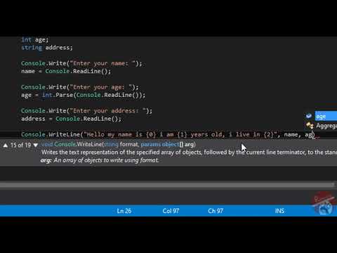 C# Variable Assignment and Input