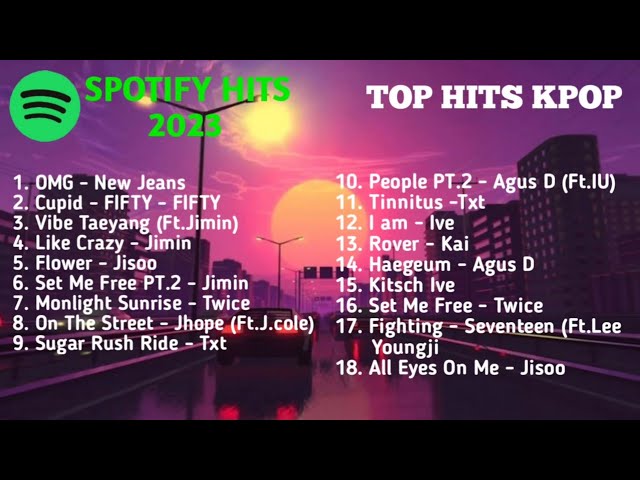 SPOTIFY TOP HITS KPOP 2023 class=