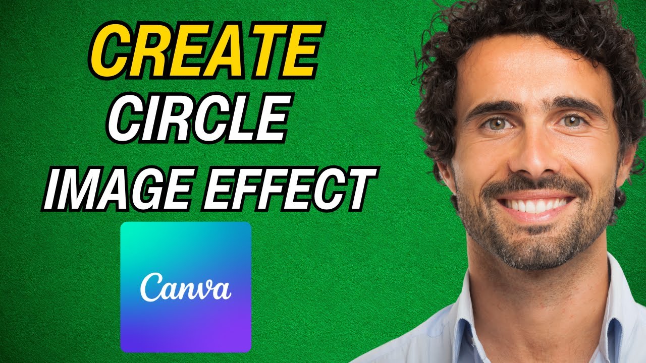 How To Create Circle Image Effect in Canva - YouTube