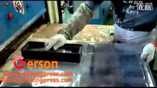 precision four column die cutting machine