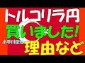 トルコリラ円が短期底打ちしたと思って買った・ロングをした理由 2018年