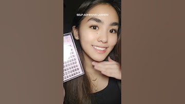 NO GLUE FALSE EYELASHES??? Let