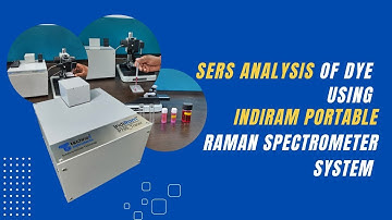 SERS (Surface Enhance Raman Scattering) Analysis of Dye using IndiRAM Portable Raman #SERS