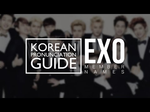 exo members names in korean