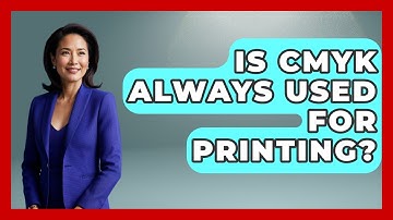 Is CMYK Always Used For Printing? - Graphic Design Nerd