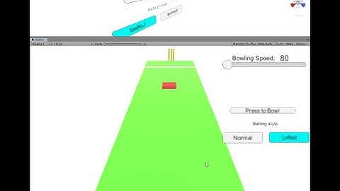 Unity3d Cricket Game -Programming Demo Reel