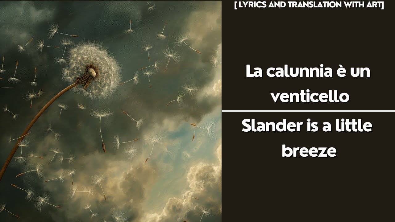 La calunnia è un venticello - Il Barbiere di Siviglia (English Lyrics