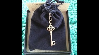 (CLOSED) GIVEAWAY NO 2 ~ Sterling Silver Key Necklace~Tiffany Inspired