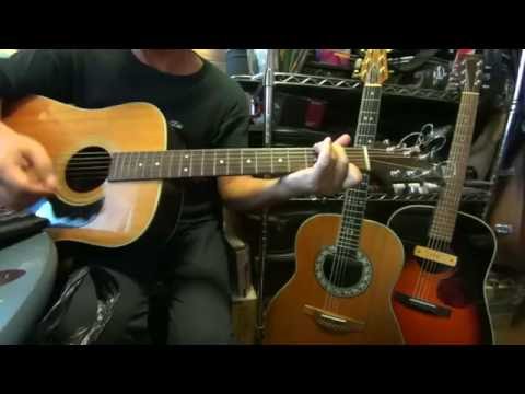 KAZU【別れの情景(２)～もう歌は作れない】 ARIA AW600 弾き語り オフコース