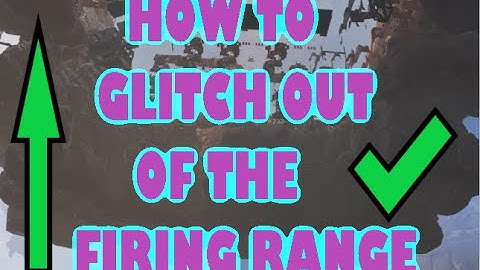 How to get out of the map in the firing range in apex legends