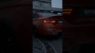 BMW M4 зимой. БМВ м4