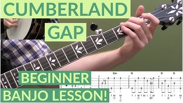Cumberland Gap | Beginner Bluegrass Banjo Lesson With Tab