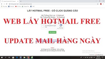 Share Web Lấy Hotmail Free | Update Hotmail Hàng Ngày
