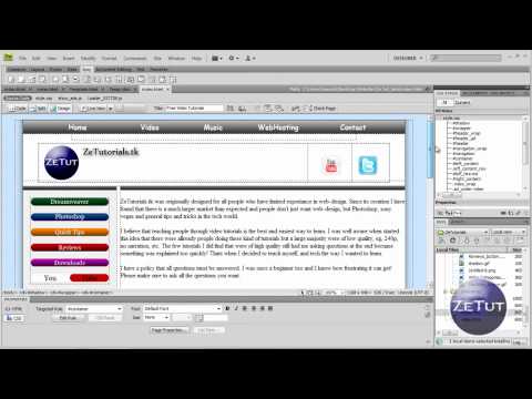 Spry Collapsible Panel - Dreamweaver Tutorial