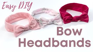 How to Make Bow Headband for Babies and Adults - Easy DIY