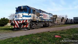 EMD GT22 9007 de ferrosur Roca finalizando maniobras en kilo 5 gerli 2°parte