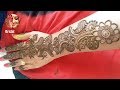 arabic mehndi designs for hands step by step easy