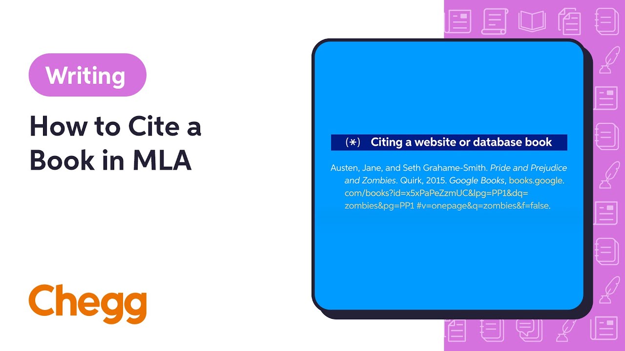 How to Cite a Book in MLA  EasyBib Citations