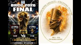 BRCC - 26 Final Football Match Live from MEG and Center Bangalore | Telecasted by ROSE 100 Media