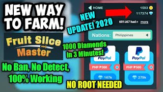 (UPDATE) NEW FARMING TRICKS KAY FRUIT SLICE MASTER! Jan. 2020 (No Ban, No Detect) screenshot 3