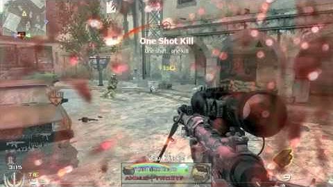 Call of Duty Modern Warfare 2 (COD MW2) Sniper No Scope and Quick Scope Montage (PC) #13