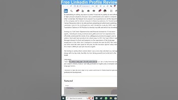 🚀 Free LinkedIn Review Part 9  Boost Your LinkedIn Profile 🚀 Recruiter Tips #linkedinprofilereview