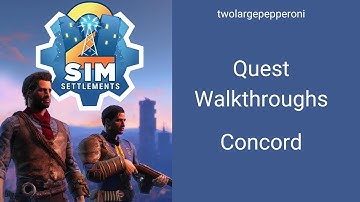 Sim Settlements 2 - Concord Quests - Pastor Edmund Introduction