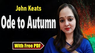 To Autumn by John Keats in Hindi | Ode to Autumn | To Autumn | John Keats