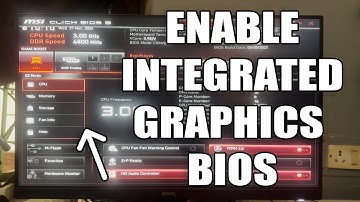 How To Enable Integrated Graphics (IGD) on-board on MSI BIOS
