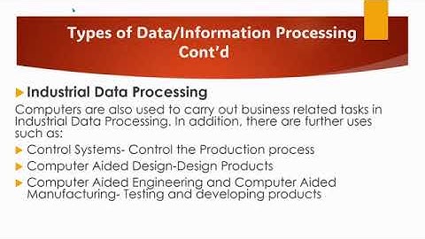 Information Processing |What is Information Processing || Data Information Technology || Miss Reid