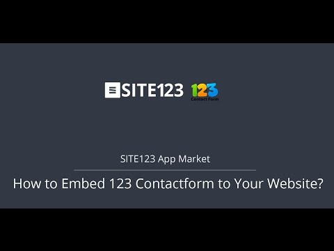 How to Embed 123Contactform to Your Website?