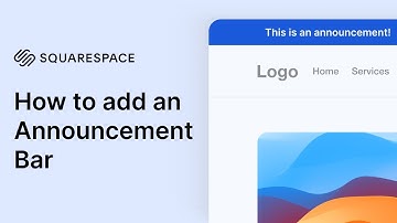 How to add an Announcement Bar in Squarespace