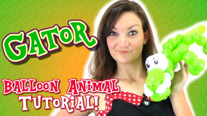 GATOR Balloon Animal Tutorial - Learn Balloon Animals with Holly!
