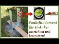 Punktfundamente betonieren | Betonfundament gießen | Fundament ausrichten | 🔥 Franks Shed 🔥