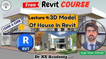3D Model Of A House In Revit | Lecture 04 | | Dr KS Academy #autocad #revit #revitarchitecture