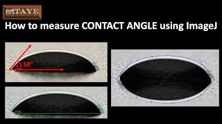 How to measure CONTACT ANGLE using ImageJ