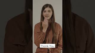 Thank you.Sign Language