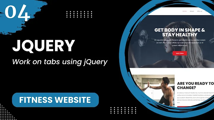 Jquery #4 - Work on tabs using JQuery