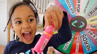 Giant Candy Magic Spin the Wheel Kids Pretend Play | FamousTubeKIDS screenshot 5
