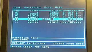 Side2 CF partitioning and formatting