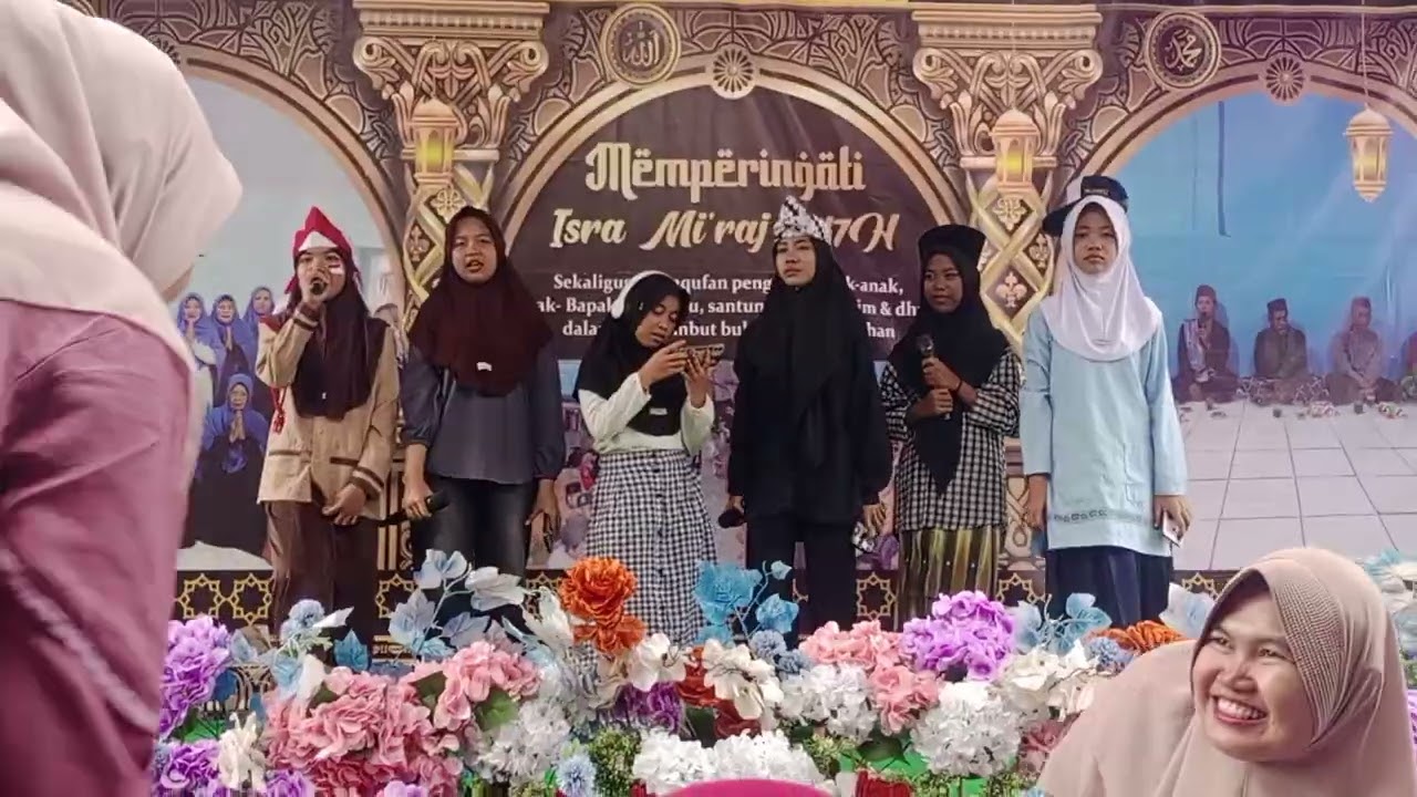 Penampilan Drama Zahra, Rika dan teman teman Mushola Ar-Rohim